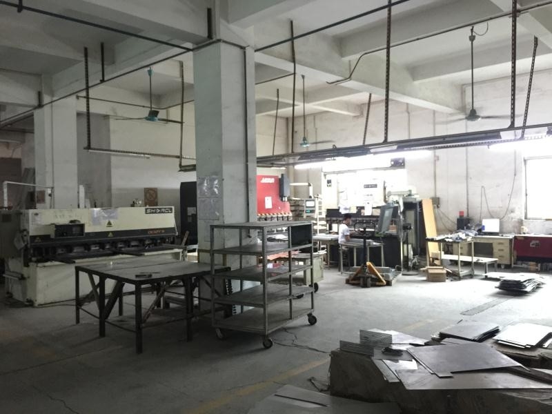 Guangzhou Ansheng Display Shelves Co.,Ltd สายการผลิตผู้ผลิต