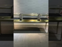 โต๊ะขายเครื่องประดับที่ล็อคได้ 2 ประตู 1 ชั้น ล็อคไฟฟ้าหรือปกติ